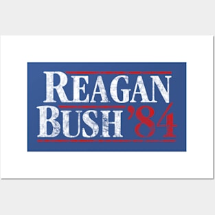 Reagan Bush 84 Posters and Art